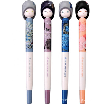 Cute Classical Style Doll Kawaii Gel Pen Cute Gel Pen 4pcs Gel Pens For kids School Writing Supplies